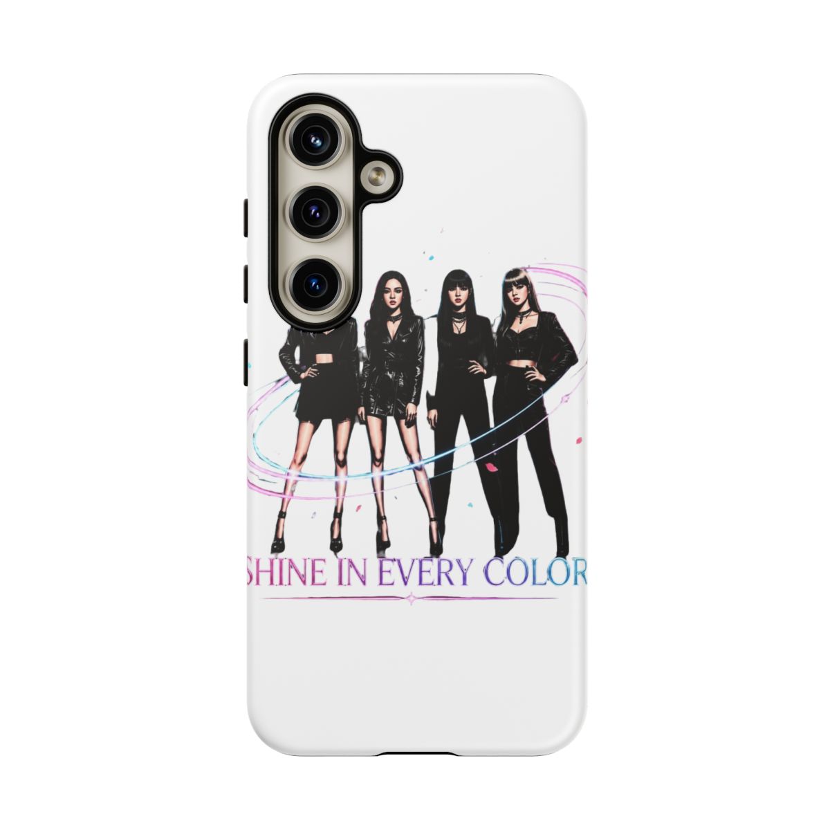 Blackpink K-Pop Shine Fashion Art Print Phone Case - alternate angle 4, merchandise