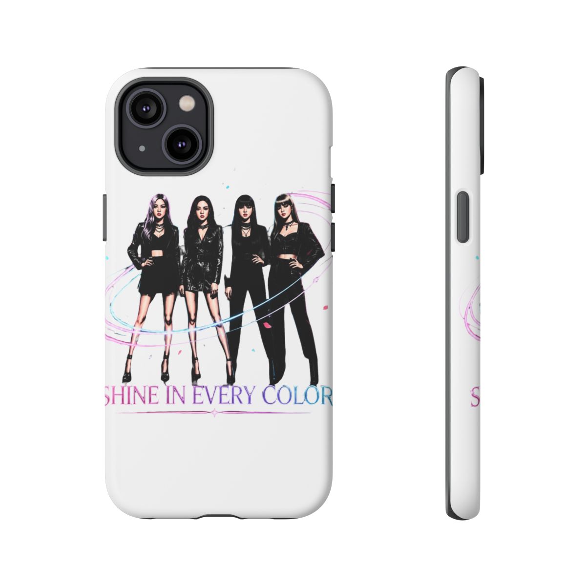 Blackpink K-Pop Shine Fashion Art Print Phone Case - alternate angle 5, merchandise