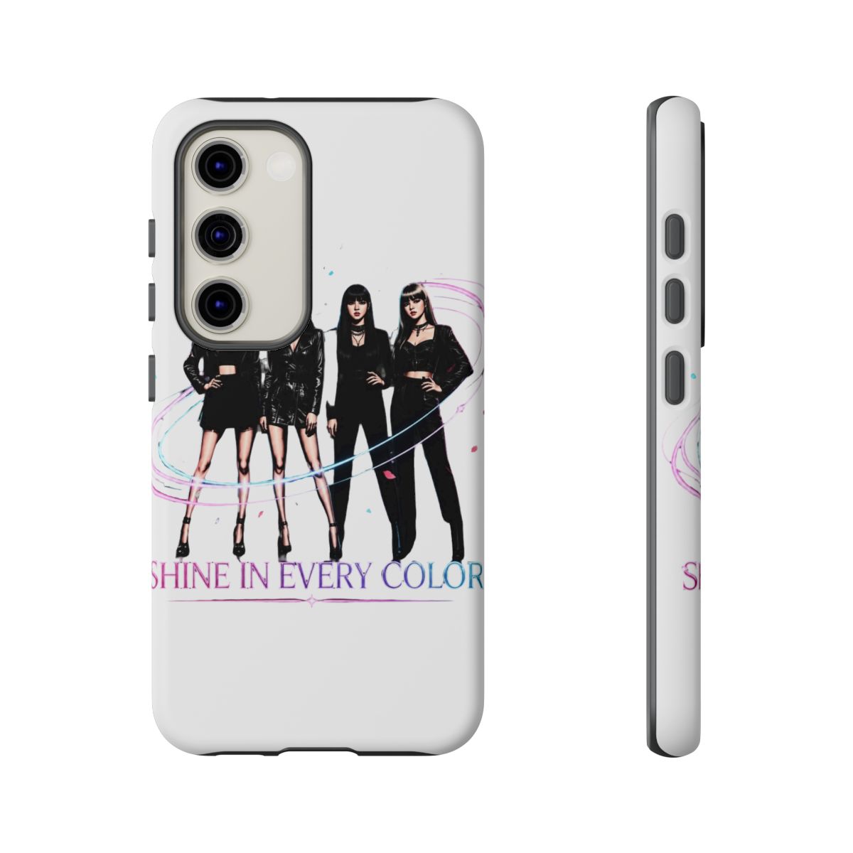 Blackpink K-Pop Shine Fashion Art Print Phone Case - alternate angle 5, merchandise
