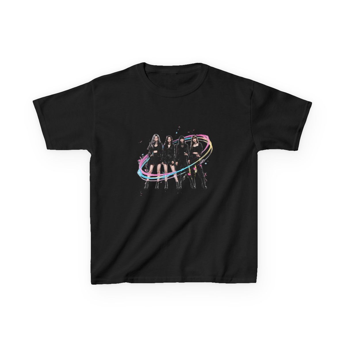 Blackpink K-Pop Shine Fashion Art Print Kids T-Shirt - alternate angle 4, merchandise