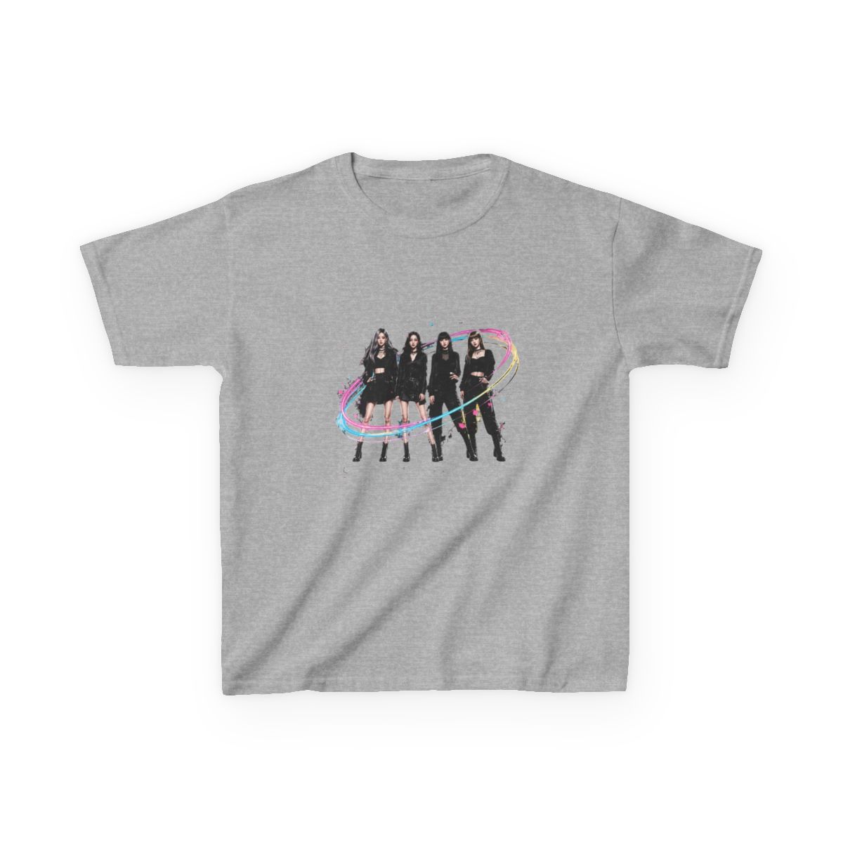 Blackpink K-Pop Shine Fashion Art Print Kids T-Shirt - alternate angle 5, merchandise