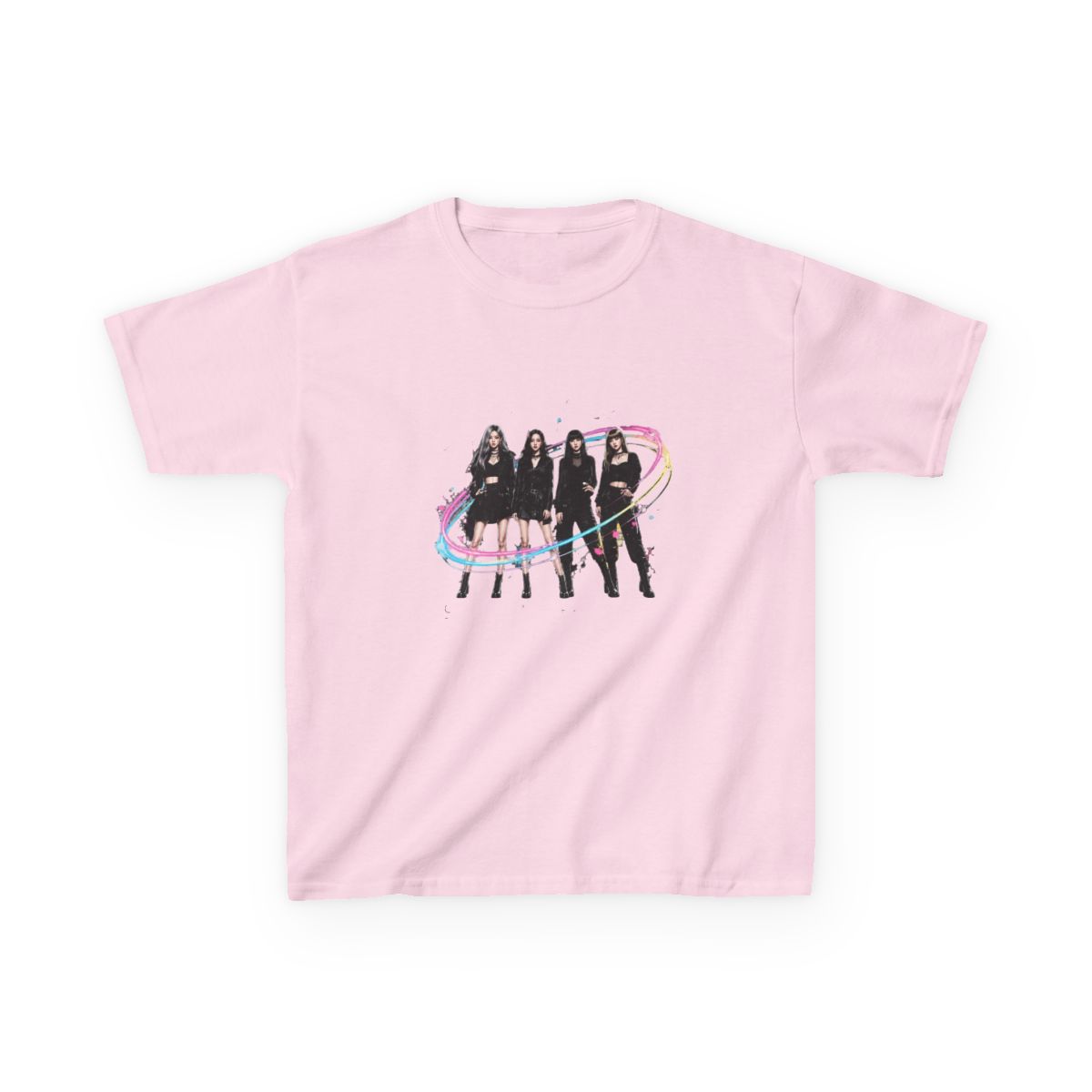 Blackpink K-Pop Shine Fashion Art Print Kids T-Shirt - alternate angle 5, merchandise