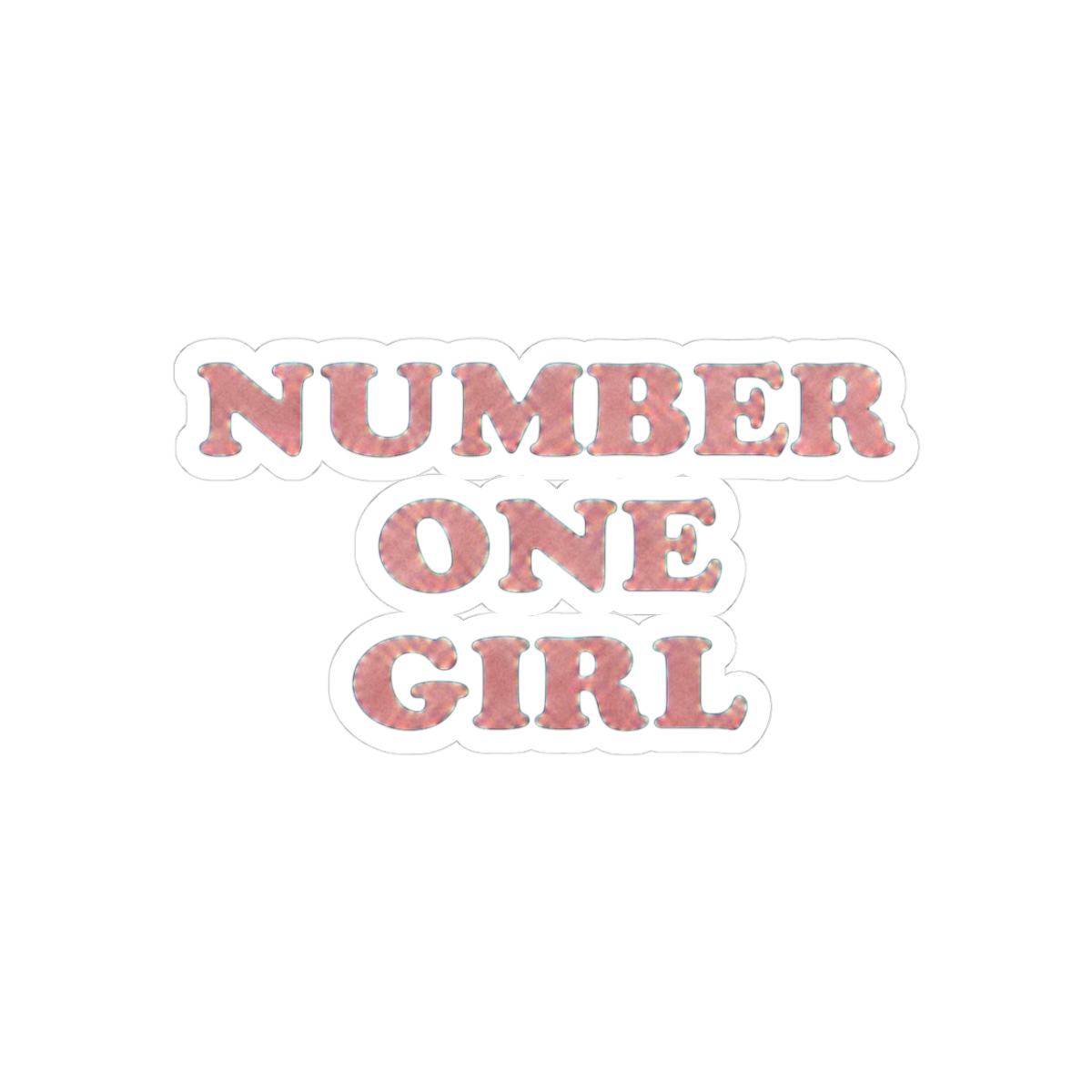 ROSE BLACKPINK Number One Girl Single Fans Classic Round Sticker