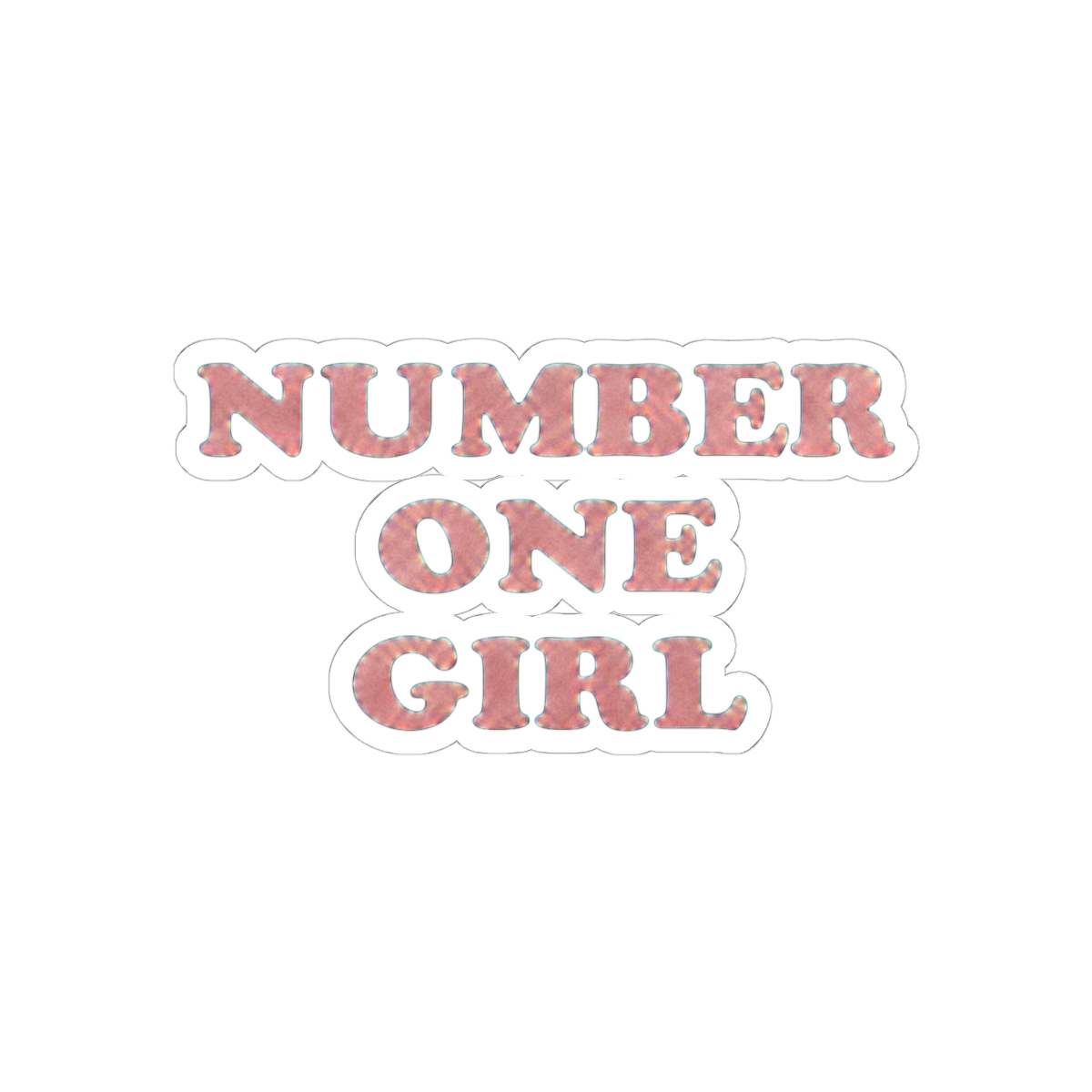 ROSE BLACKPINK Number One Girl Single Fans Classic Round Sticker — official BLACKPINK Stickers