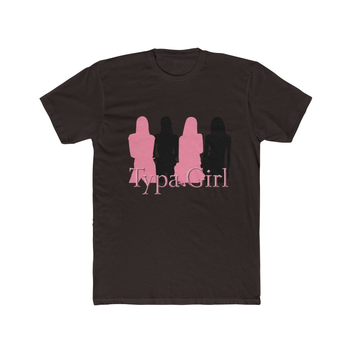 Silhouette design inspired by the group Blackpink during the typa girl era T Shirt - alternate angle 4, merchandise