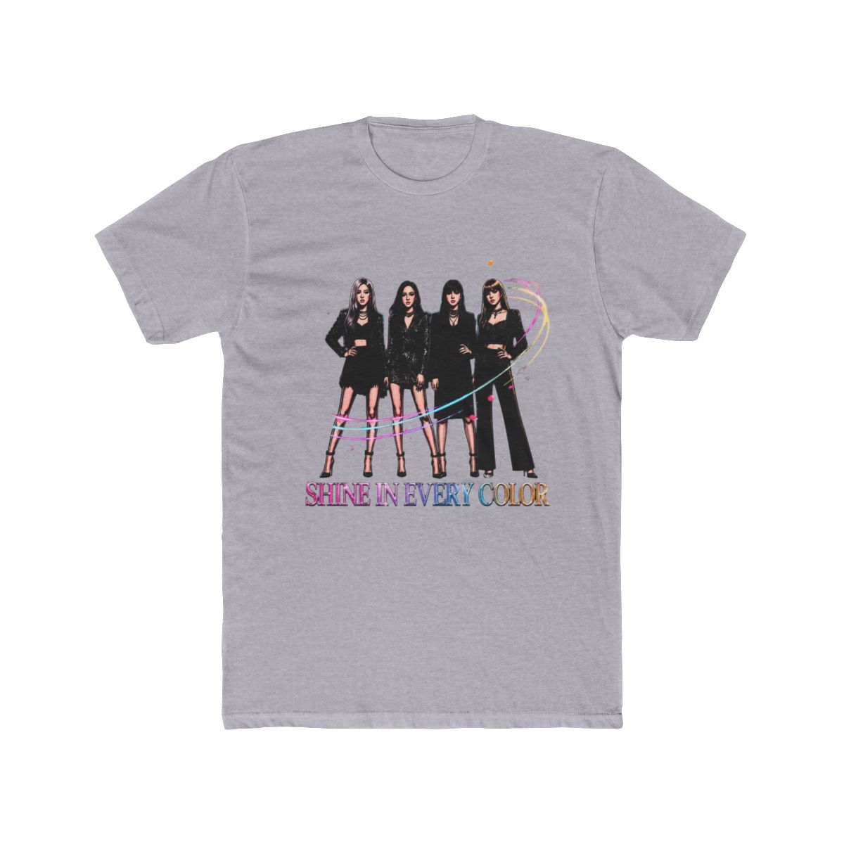 Blackpink K-Pop Shine Fashion Art Print T Shirt - alternate angle 5, merchandise
